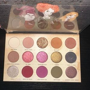 Colourpop x Disney hocus pocus gather round sisters palette